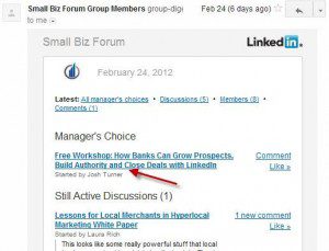 Daily LinkedIn Group Digest