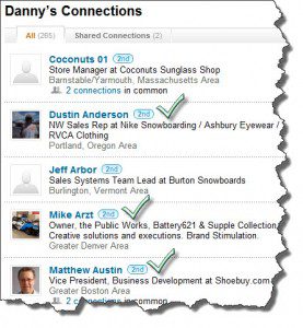 LinkedIn Connections for Prospecting