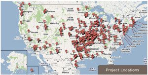 CAW Project Locations