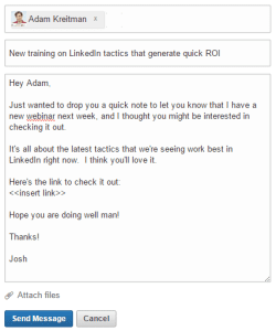 Message 1 Connection at a Time