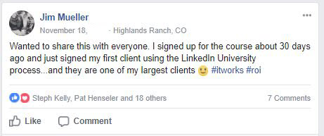 Signed My First Client From LinkedIn